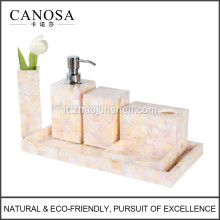 Cinese fiume Shell bagno Vanity Set per bagno dell'Hotel e le camere